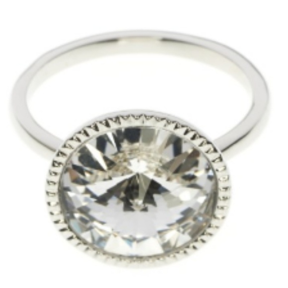 💕TED BAKER💕 Rada Rivoli Crystal Ring S/M - Picture 5 of 8